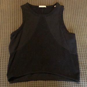 Black Fred Segal Crop Top